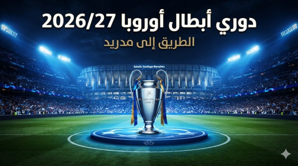 دوري أبطال أوروبا 2026/27: جدول المباريات والقنوات والفرق والنظام والنهائي